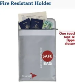 Yunique - Säkerhetsväska för RC-batterier | Lipo anti-explosionsskyddsfodral | Brandbeständig laddningsväska, storlek 280x380mm