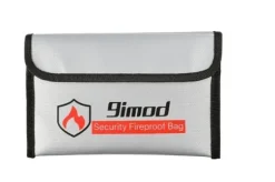 Yunique - Säkerhetsväska för RC-batterier | Lipo anti-explosionsskyddsfodral | Brandbeständig laddningsväska, storlek 205x130mm