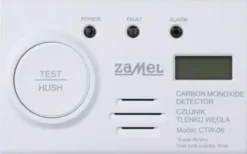 Zamel kolmonoxiddetektor med inbyggt batteri CTW-06 GAR10000068