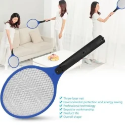 ZJCHAO Elektrisk myggslayer racket, uppladdningsbar trådlös insektsfångare