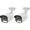 ZOSI C186 PoE Säkerhets-IP-kamera, Aurora Lux Äkta Färg Nattseende, F1.0 Bländare,C186 PoE (2-pack)